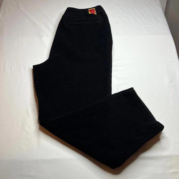 Empyre Relax Loose Fit Black Corduroy Skate Pants Kids Sz XL